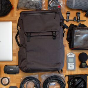 先日購入した HAKUBA プラスシェル シティロールトップバックパック26  G05 でフィールドレコーディングに行ってきました。